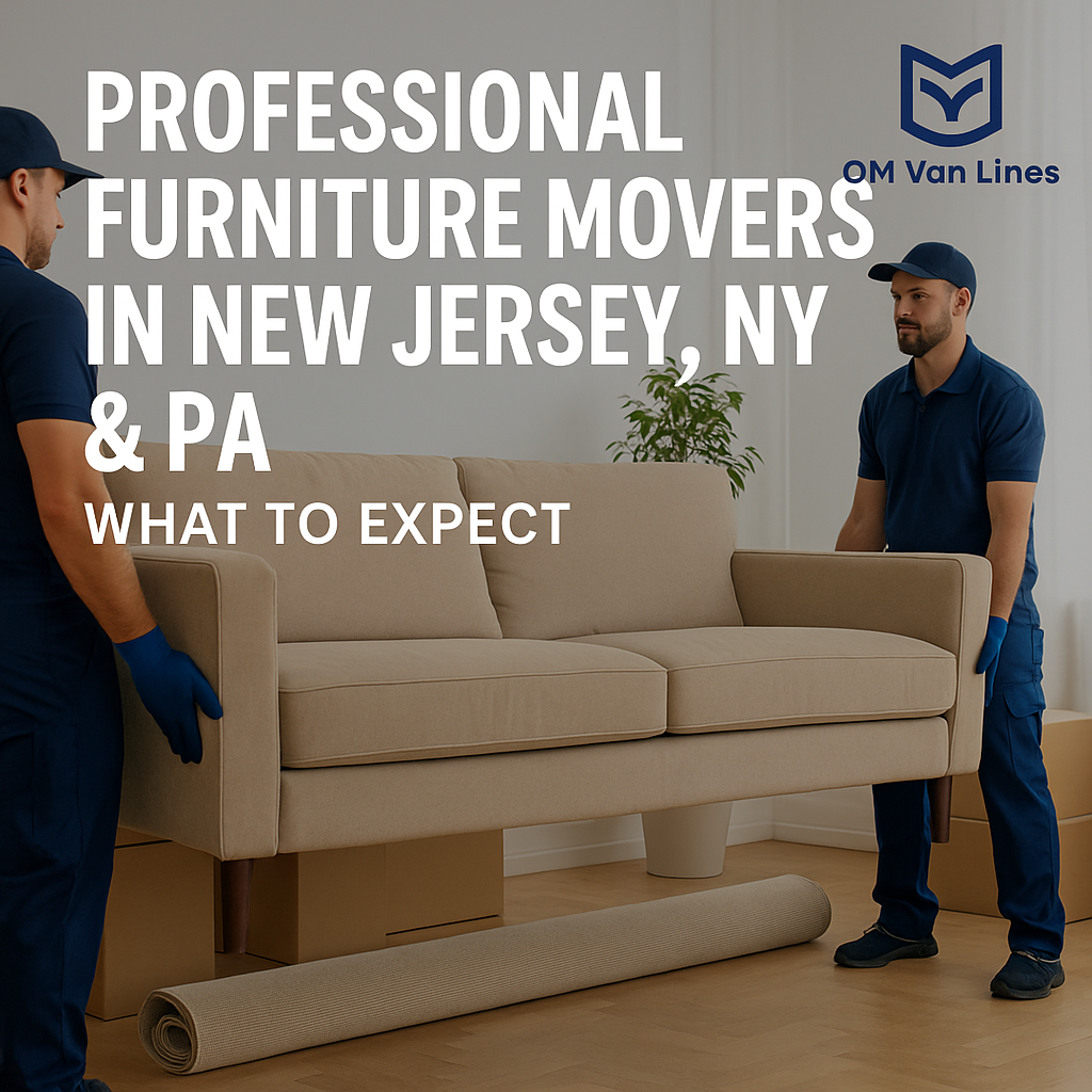 Top Furniture Movers in NJ, NY & PA | OM Van Lines
